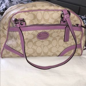 Coach lilac purse